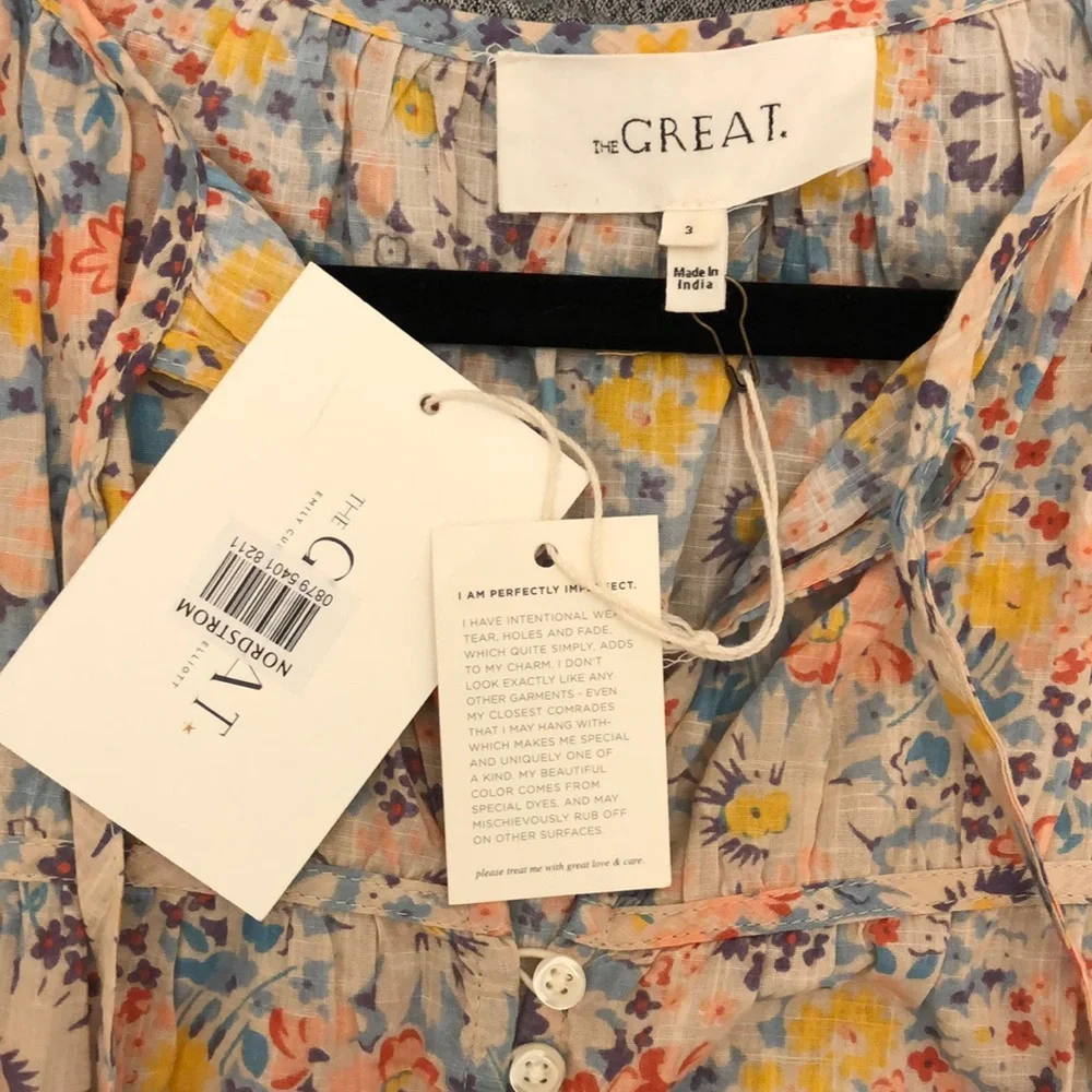 NWT. The GREAT. The Bonnet Dress (Size Large / 3) - Picture 4 of 9